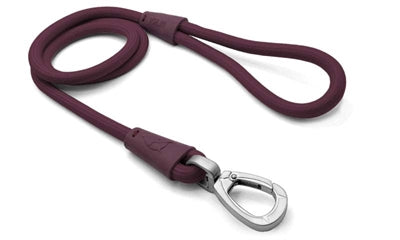Morso Hondenriem Soft Rope Gerecycled Plum Paars hondenhalsband 120x1 cm