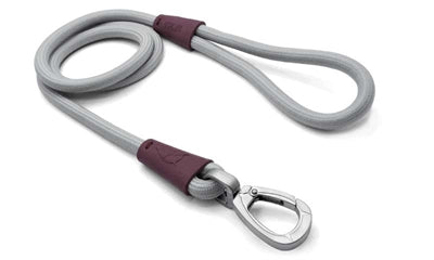Morso Hondenriem Soft Rope Gerecycled Grey Grijs hondenhalsband 120x1 cm