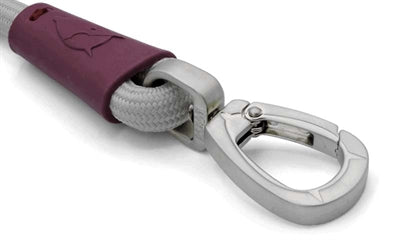 Morso Hondenriem Soft Rope Gerecycled Grey Grijs hondenhalsband 120x1 cm