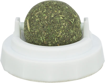 TRIXIE CATNIP BAL MET HOUDER ZELFKLEVEND 5 CM