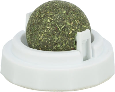 Trixie Catnip Bal Met Houder Zelfklevend kattenspeelgoed 5 cm