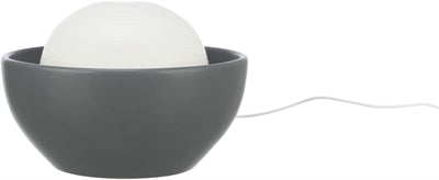 Trixie Vital Dome Drinkfontein Keramiek Grijs / Wit voerbak hond 1,5 ltr 20x10x20 cm