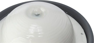 Trixie Vital Dome Drinkfontein Keramiek Grijs / Wit voerbak hond 1,5 ltr 20x10x20 cm