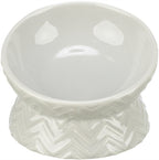 Trixie Verhoogde Voerbak / Waterbak Keramiek Licht Taupe kat 150 ml 13 cm