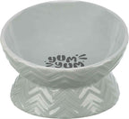 Trixie Verhoogde Voerbak / Waterbak Keramiek Grijs hond 350 ml 17 cm