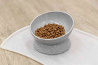 Trixie Verhoogde Voerbak / Waterbak Keramiek Grijs hond 350 ml 17 cm