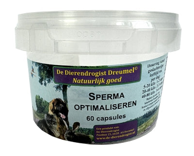 Dierendrogist Sperma Optimaliseren Capsules voedingssupplement hond