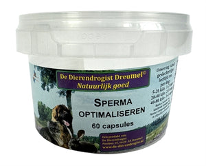 Dierendrogist Sperma Optimaliseren Capsules voedingssupplement hond