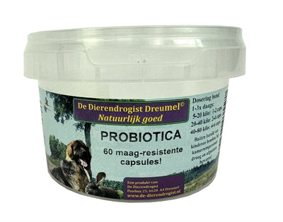 Dierendrogist Probiotica Capsules voedingssupplement hond