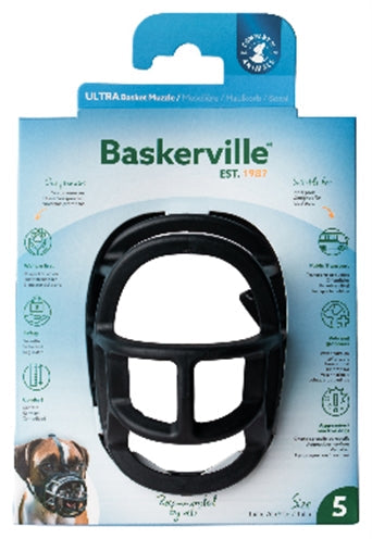 Baskerville Ultra Muzzle Muilkorf hondenhalsband hondenriem