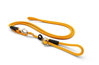 MORSO HONDENRIEM RETRIEVERLIJN HANDS FREE REGULAR ROPE GERECYCLED GOUD 260X1 CM