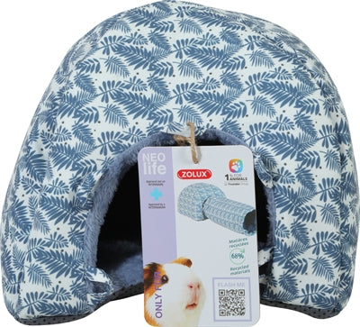 Zolux Neolife Iglo Cavia Blauw bedden manden kussens 25x25x20 cm