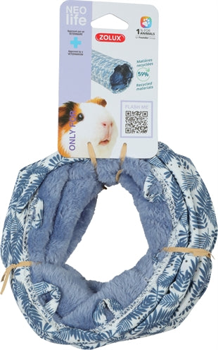 Zolux Neolife Speeltunnel Cavia Blauw knaagdierspeelgoed 40x15x15 cm