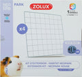 ZOLUX NEOLIFE NEOPARK CAVIA UITBEREIDINGSSET GAASPANELEN 35X35 CM 4 ST