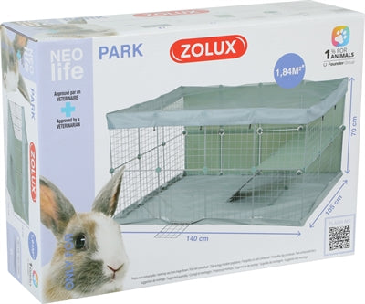 Zolux Neolife Konijn Neopark knaagdierkooi konijnenhok 140x105x70 cm