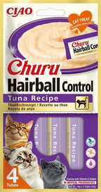 Inaba Churu Hairball Tuna Recipe kattensnacks zacht 4x14GR