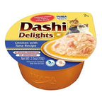 Inaba Dashi Delights Chicken With Tuna Recipe kattenvoer natvoer 70 gr