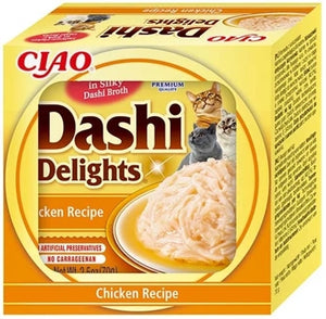 Inaba Dashi Delights Chicken Recipe kattenvoer natvoer 70 gr