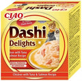 INABA DASHI DELIGHTS CHICKEN WITH TUNA & SALMON RECIPE 70 GR