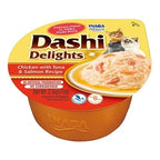 Inaba Dashi Delights Chicken With Tuna & Salmon Recipe kattenvoer natvoer 70 gr
