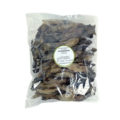 Petsnack Konijnenoren Zonder Vacht hondensnacks gedroogd 1 kg