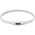 Trixie Lichtgevende Halsband Hond Usb Siliconen Oplaadbaar Meerkleurig halsbanden met lichtjes