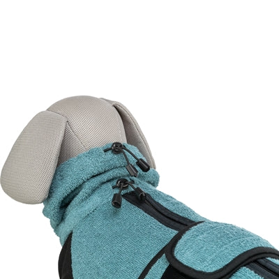 Trixie Badjas / Huisoverall Badstof Petrol hondenkleding