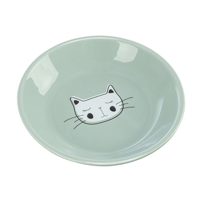 Trixie Voerbak / Drinkbak Kat Verhoogd Keramiek Assorti 200 ml 14 cm