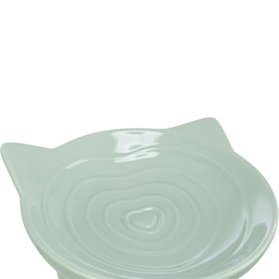 Trixie Voerbak / Drinkbak Kat Viviana Keramiek Salie 150 ml 14 cm