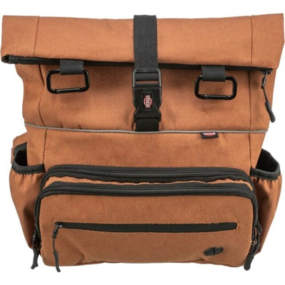 Trixie Rolltop Rugtas Met Heuptas Met Riem Roest outdoor 55x130 cm