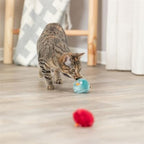 Trixie Ratelbal Pluche Assorti kattenspeelgoed 6x6X6 cm