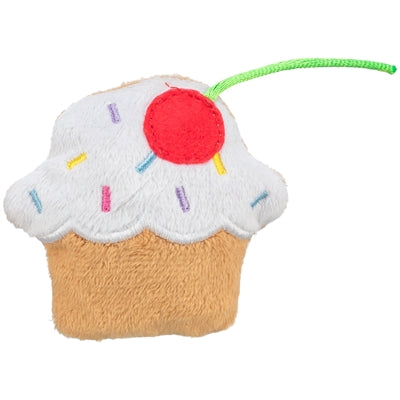 Trixie Ijsje of Cupcake Pluche Met Catnip Assorti kattenspeelgoed 7 cm