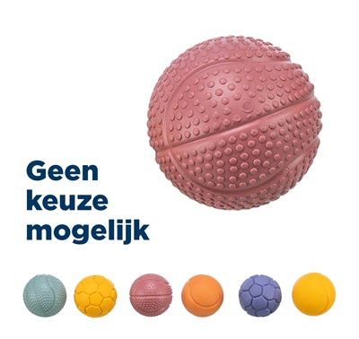 TRIXIE BAL NATUURRUBBER ASSORTI 4,5 CM