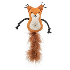 Trixie Eekhoorn Pluche Met Veerstaart Met Catnip kattenspeelgoed 24 cm