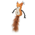 Trixie Eekhoorn Pluche Met Veerstaart Met Catnip kattenspeelgoed 24 cm