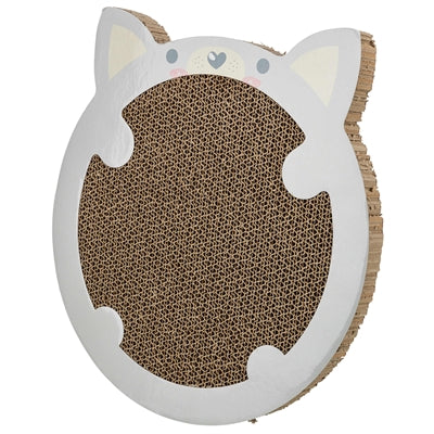 Trixie Junior Krabmat Hamster Met Catnip Lichtgrijs krabpaal 31x32,5x2,5 cm