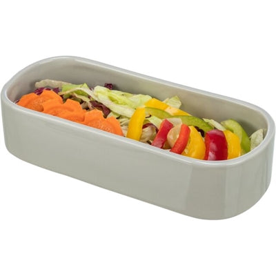 Trixie Voerbak / Drinkbak Ovaal Keramiek Assorti drinkbakken 22x10 cm 600 ml