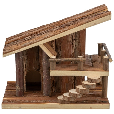 Trixie Huis Jule Voor Hamsters Schorshout knaagdierspeelgoed 25x18x21 cm