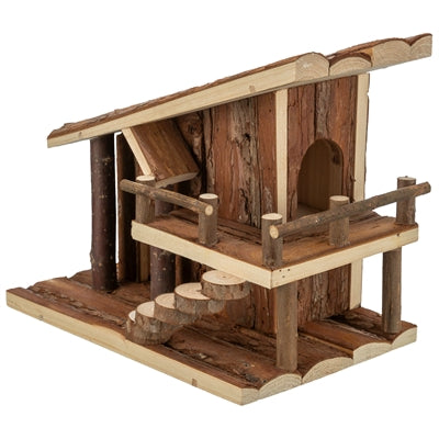 Trixie Huis Jule Voor Hamsters Schorshout knaagdierspeelgoed 25x18x21 cm