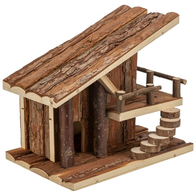 Trixie Huis Jule Voor Hamsters Schorshout knaagdierspeelgoed 25x18x21 cm