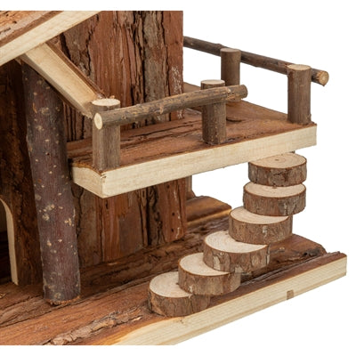 Trixie Huis Jule Voor Hamsters Schorshout knaagdierspeelgoed 25x18x21 cm