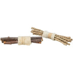 Trixie Set Sticks Met Luffa / Schorshout / Zeegras knaagdierspeelgoed 10x3 cm