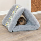 Trixie Tent Sunny Voor Cavia / Dwergkonijn Grijs knaagdierspeelgoed 44x40x33 cm