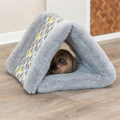 Trixie Tent Sunny Voor Cavia / Dwergkonijn Grijs knaagdierspeelgoed 44x40x33 cm