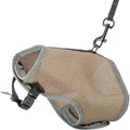 TRIXIE SOFTTUIG KAT MET RIEM TAUPE 24-42X120 CM