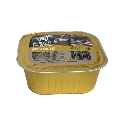 Freds Kuipje Hond Puur Gevogelte hondenvoer natvoer 9x300 gr