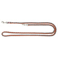 TRIXIE HONDENRIEM CAVO VERSTELBAAR ROEST / GRAFIET GRIJS 200X1,2 CM