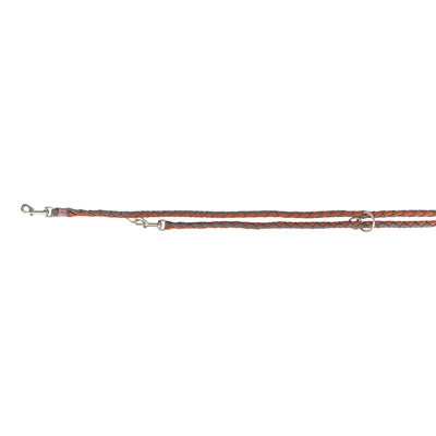 Trixie Hondenriem Cavo Verstelbaar Roest / Grafiet Grijs hondenhalsband nylon