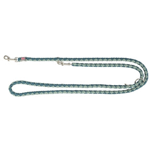 Trixie Hondenriem Cavo Verstelbaar Petrol / Salie Groen hondenhalsband nylon