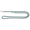 TRIXIE HONDENRIEM CAVO VERSTELBAAR PETROL / SALIE GROEN 200X1,8 CM